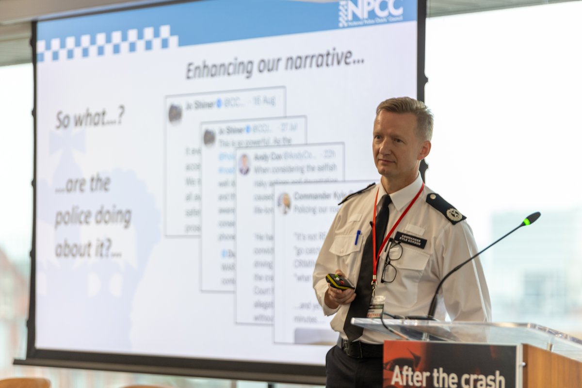 'Every five hours someone is killed on our roads – it’s an everyone issue,” says police chief at Brake's After the Crash Conference

Read more: ow.ly/ioE850OYjeF

Thanks to sponsors @BoltBurdonKemp @SlaterGordonUK @AlderstoneSolic @hodgejonesallen @HCCSolicitors