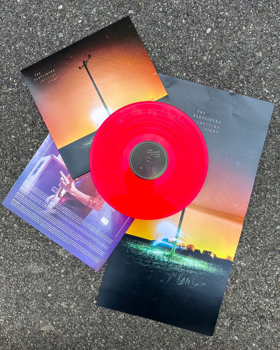 theflatliners's tweet photo. Couple new vibrant variants for #InvitingLight available now from @dinealonemusic at the @dinealonestore 🐺⚡️
https://t.co/r7VYtj60lK
• 12” Black inside Yellow Vinyl (Limited to 200)
• 12” Coral Vinyl (Limited to 300)
Get em while the getting’s good! https://t.co/5TzRt1GzLX