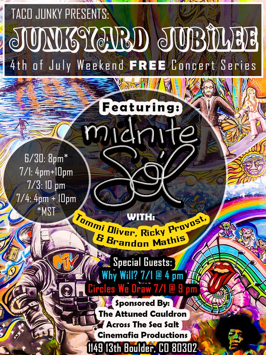 🎆 Junkyard Jubilee : FREE CONCERT SERIES! 🎆 - mailchi.mp/cinemafiaprodu…