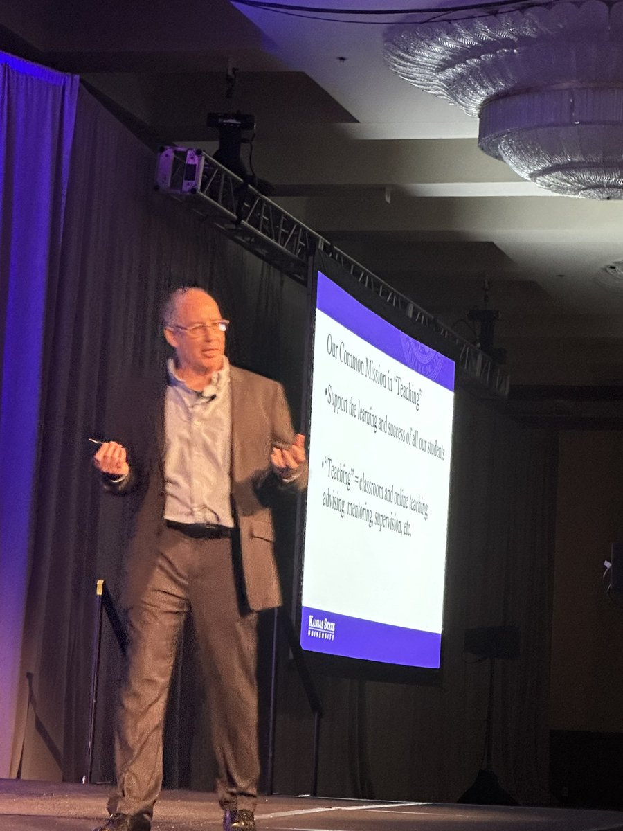 The brilliant @don_saucier from @KState leading the #SSHE23 closing session. Such great perspectives on teaching, advising, mentoring, and learning. Thanks for being a #firstgen champion!