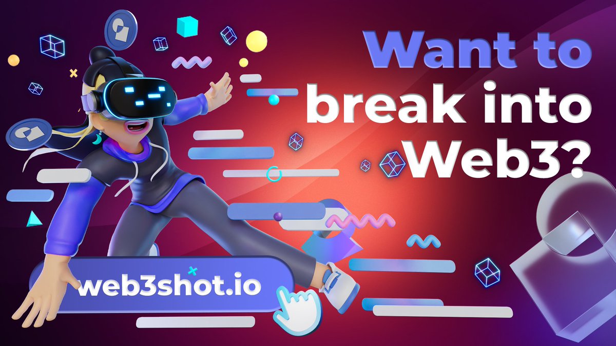 Do you want to get ahead in the emerging world of #Web3?

There is no better opportunity than systematically learning about all related subjects through gamified learning which rewards you for your efforts 🎁🎁

Welcome aboard #Web3Shot