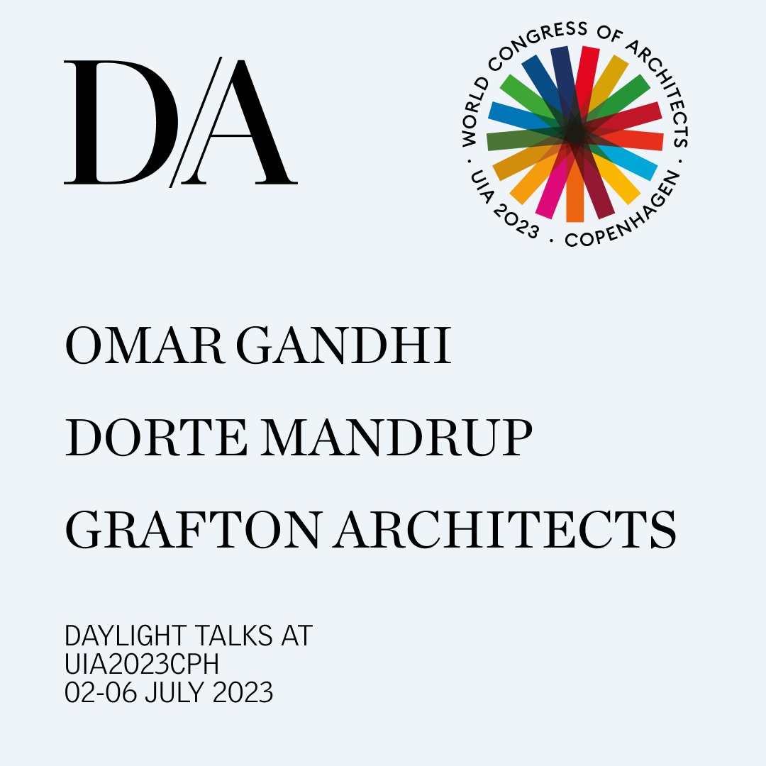 UIA_Architects's tweet photo. As part of the official programme for the UIA Congress, Daylight and Architecture is hosting three Daylight Talks 03-06 July with an impressive lineup of speakers.
More: https://t.co/ecZ5wA9yn7
 #daylight #architecture #design #uia2023cph #architecturetalks #design #copenhagen https://t.co/yiTkWLjUdW