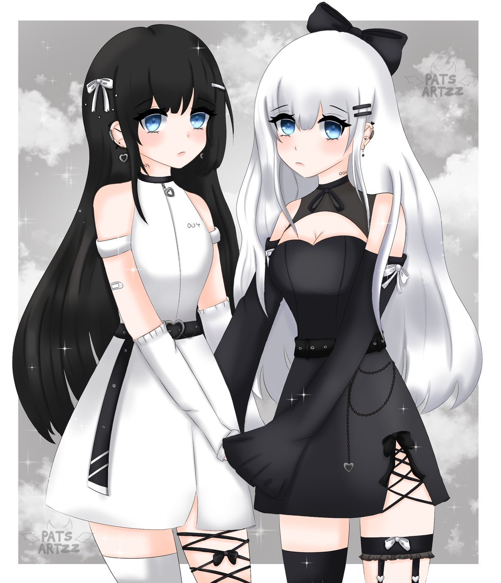 my twin oc’s Eden and Pandora 🤍
#ArtistOnTwitter #arttwt #Twins  #art #originalcharacter #oc #artmoots