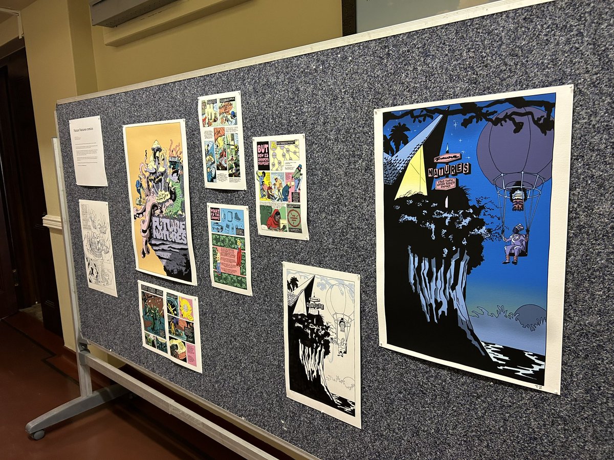 Our exhibition of comics is upstairs at @POLLENCon2023! #pollen23