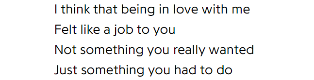 —love, when is fading