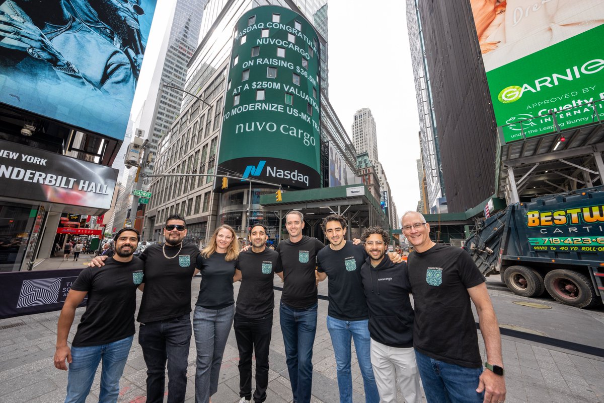 nuvocargo's tweet photo. On the heels of Nearshoring, we’re thrilled to announce that we have secured $36.5M in series B funding! This investment propels us further in our mission to streamline cross-border trade.  [1/x] https://t.co/kWqRFxQdZa https://t.co/y74F450Ixm