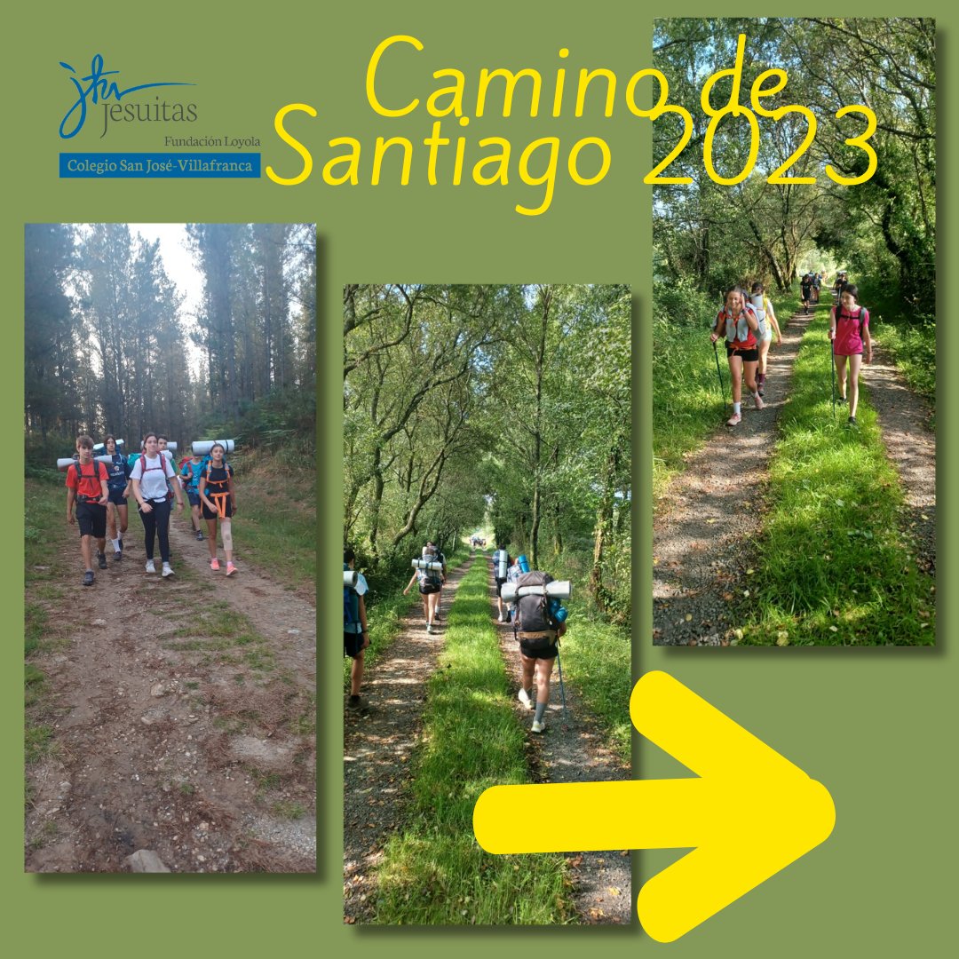 CSJVillafranca's tweet photo. La expedición peregrina de nuestro #colegiosanjosévillafranca ha completado hoy su 3a etapa del #CaminodeSantiago2023 entre Friol y Sobrado (22 km). Les seguimos de cerca desde su blog 👉 https://t.co/iE6xaPggId
#muchomásqueuncolegio @PeregrinusSJ @pastoralmagis @Jesuitas_PASO https://t.co/P8Vs94EmMn