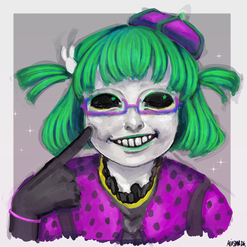 miasmadk's tweet photo. trying out some new brushes with lilim from #labyrinthos  ( @DataErase ) ! 🫡🩶 https://t.co/rH0ntfaJ3P