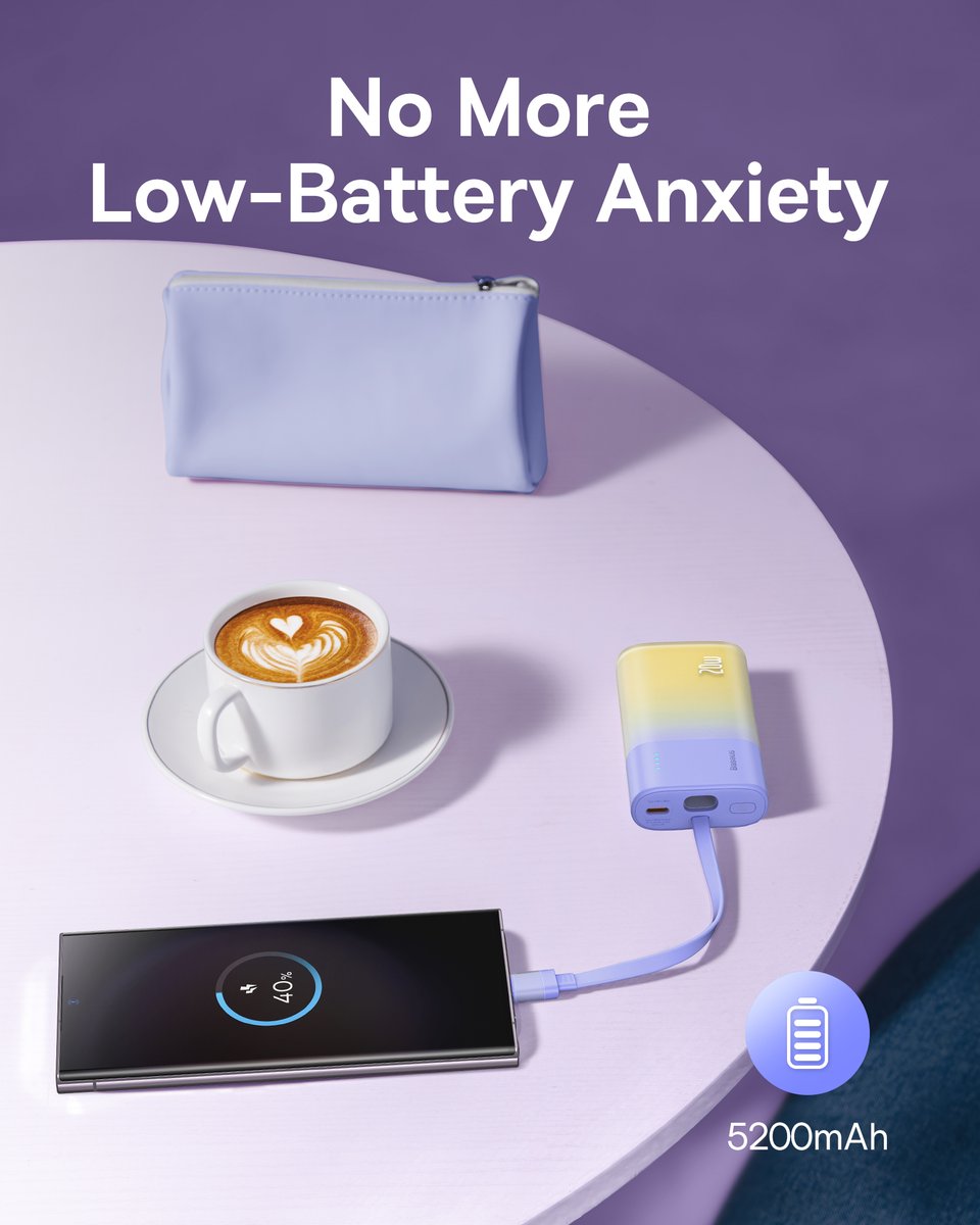 Baseus_Global's tweet photo. Portable and super light. Wipe off battery anxiety from you mind on-the-go with our newly launched portable power bank! #PowerOnTheGo
#BaseusPowerbank
VIEW MORE🛒👇:

https://t.co/mV56xOFFnx https://t.co/BwqhOIMcL3