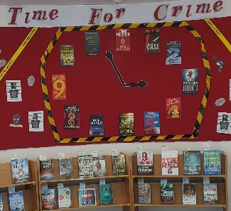 Better_SFLib's tweet photo. Tick Tock, it's Time for Crime! Get your next crime thriller at Southfields Library! https://t.co/wO3NHTPcW6