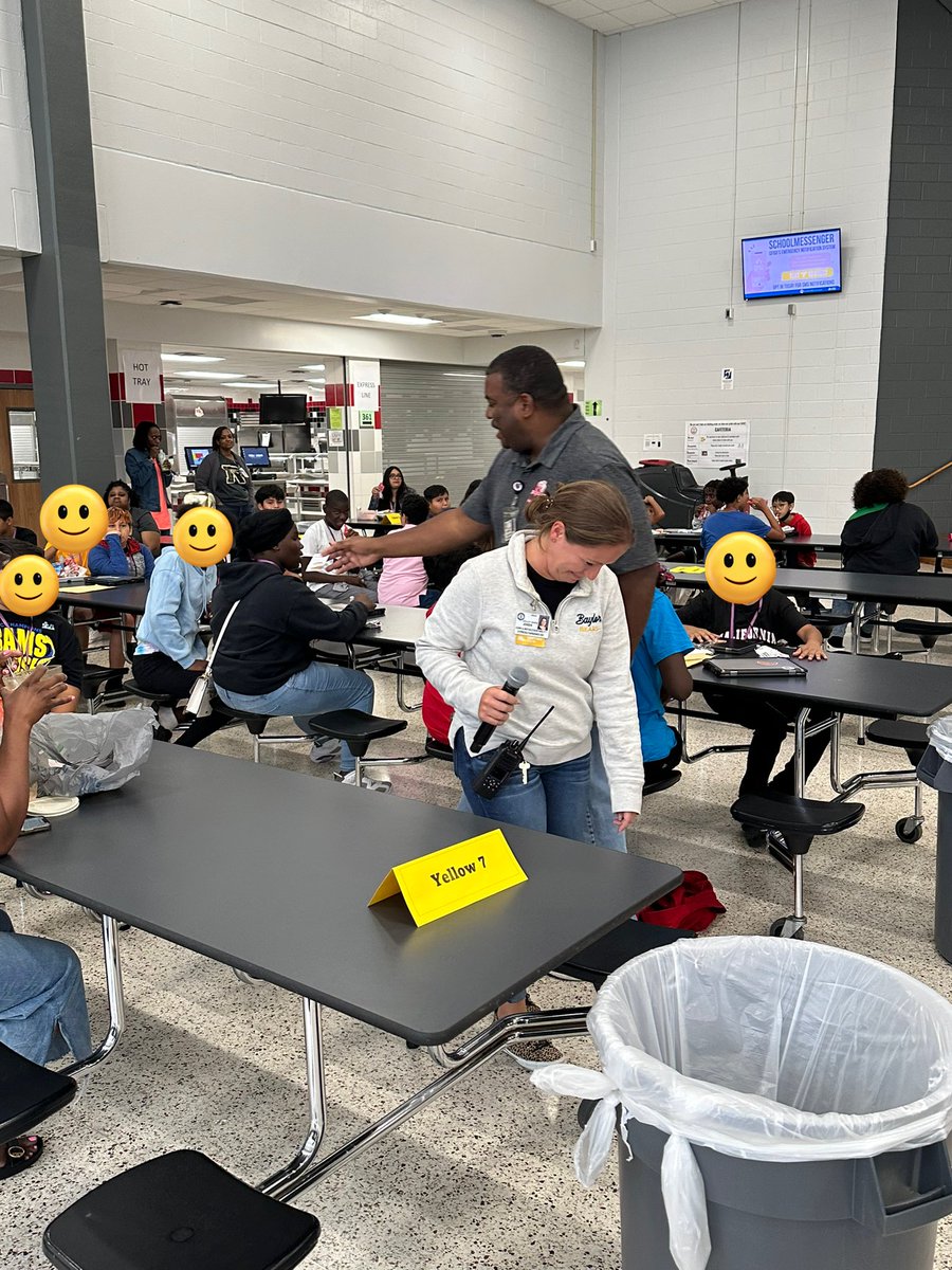 Dr_BWatson's tweet photo. It’s so amazing that see the student engagement during our lunch time trivia. Special thanks to @ChickfilA for the gift cards. @MsVicciT @rodmartindale1 @MrsJensen_CFISD @CourtneyFoerst1 #CampNOW https://t.co/rBhINDLf3V