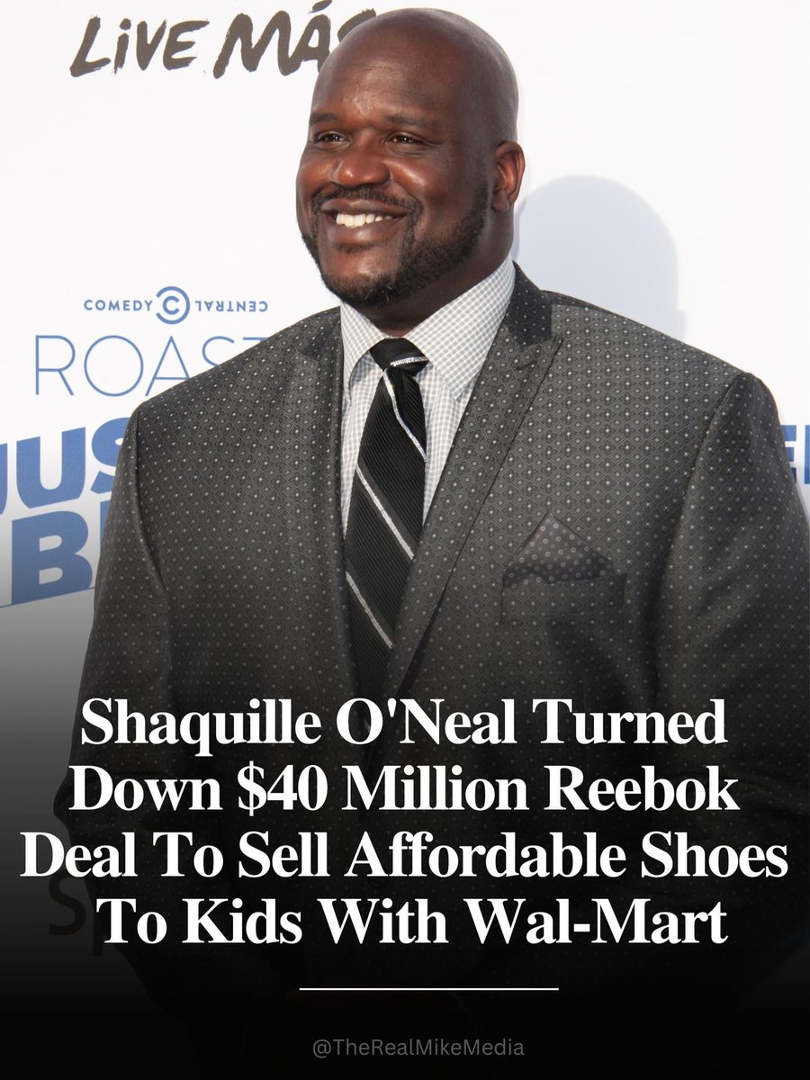 Shaquille O’Neal News 🗞️👟 . From ‘The Real Mike Media’. #BlackTwitter #ShaquilleONeal 👟👟