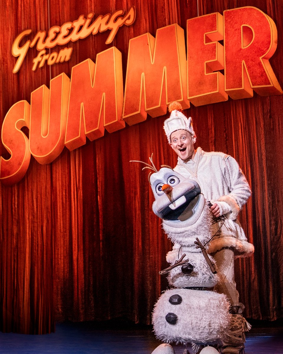 When life gets rough, be like Olaf! Just hold on to your dreams, relax in the summer sun, and let off that steam. 😎 <a href="/FrozenBroadway/">Frozen the Musical</a> #BroadwayInBoston 

📸  Matthew Murphy