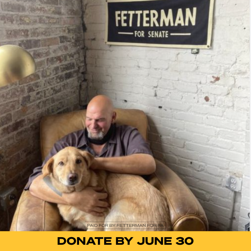 JohnFetterman's tweet photo. 11:59 pm June 30 marks our FEC end-of-quarter deadline. We were off to a slow start this year, but we’re catching up with our grassroots efforts. 

Fundraising now is crucial so we can be prepared for anything Republicans throw our way. Can you help us reach our $65k goal?