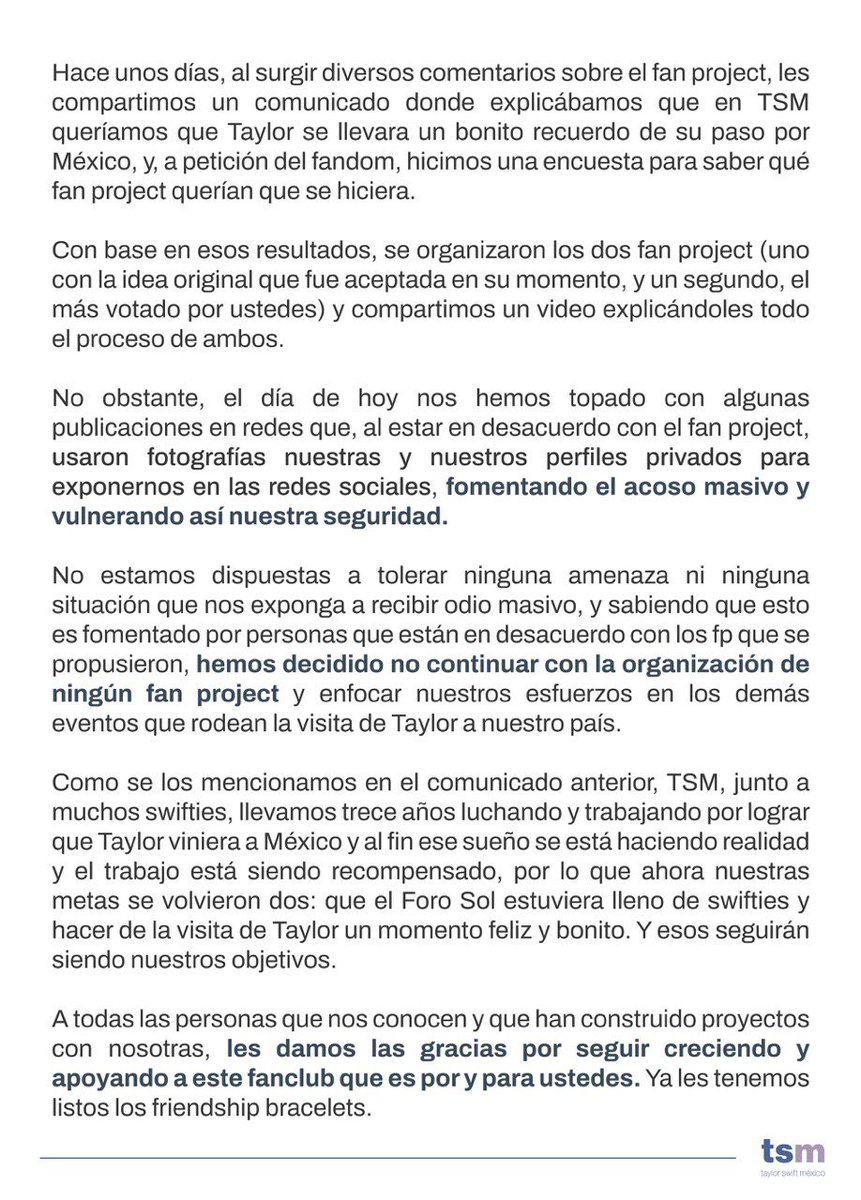 Taylor Swift México tweet media