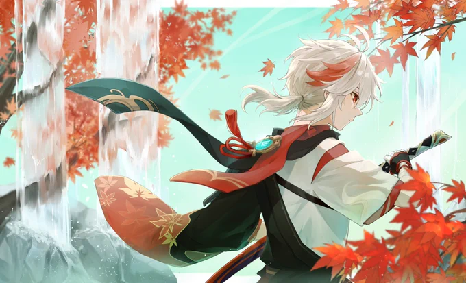#楓原万葉イラストコンテスト #GenshinImpact  