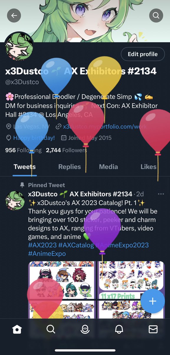 x3Dustco 🌱 MomoCon/Dokomi tweet media