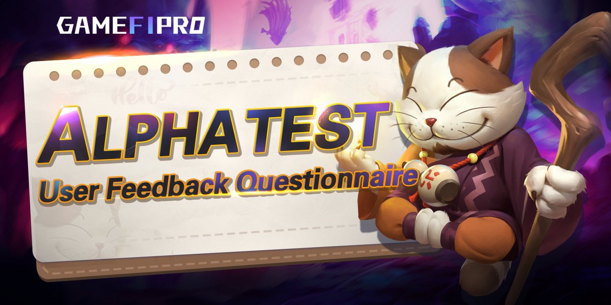 🐛 Bug Hunt & Feedback Contest📝

🔥Calling all GamefiPro Alpha Testers!

💪Help us improve by joining our Bug Hunt & Feedback Contest. Report bugs and share your valuable feedback for a chance to win rewards!

📝Link: forms.gle/UJ2hnpaKuBq41u…

#Gametacus #AlphaTesting #BugHunt…
