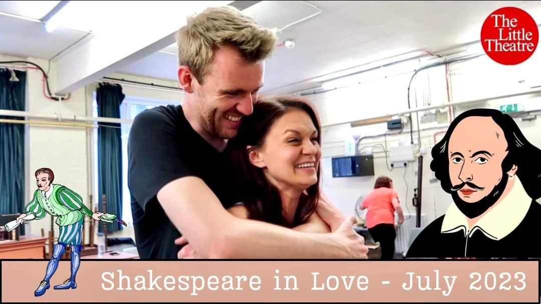 Opening on Monday!

Shakespeare in Love is a romantic comedy based on the 1998 film staring Ralph Fiennes and Gwyneth Paltrow. See our very own Will and Viola all next week at The Little!

Book now:
thelittletheatre.co.uk/whats-on/shake…

Photo credit: Dave Morris