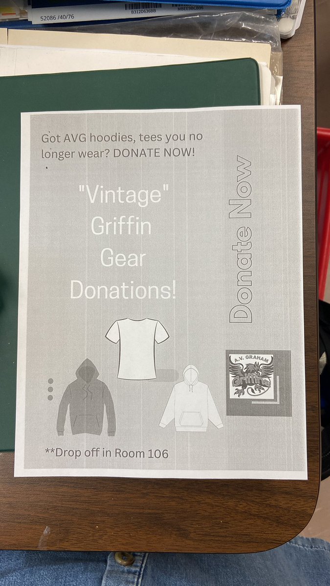 Jennifer McGregor (@jmcgreg8) on Twitter photo Hey Grad e 8 Graduates, if you have any spiritwear you no longer need, please consider donating to the Vintage Grif program! <a href="/AVG_Griffins/">A.V. Graham</a> <a href="/gecdsbss/">StudentSuccessGECDSB</a> Hey Grad e 8 Graduates, if you have any spiritwear you no longer need, please consider donating to the Vintage Grif program! <a href="/AVG_Griffins/">A.V. Graham</a> <a href="/gecdsbss/">StudentSuccessGECDSB</a>