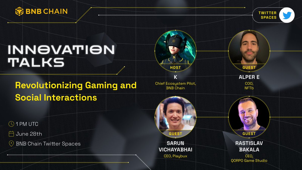BNBCHAIN's tweet photo. Set a reminder for our upcoming discussion on the future of Web3 gaming!

Discover innovative strategies, economic models, and engagement techniques that'll shape the gaming ecosystem for years to come. 

📅 Wednesday, June 28th
🕐 1:00pm UTC
📌 https://t.co/5WDMJASZXT https://t.co/kZdeKlaIHv