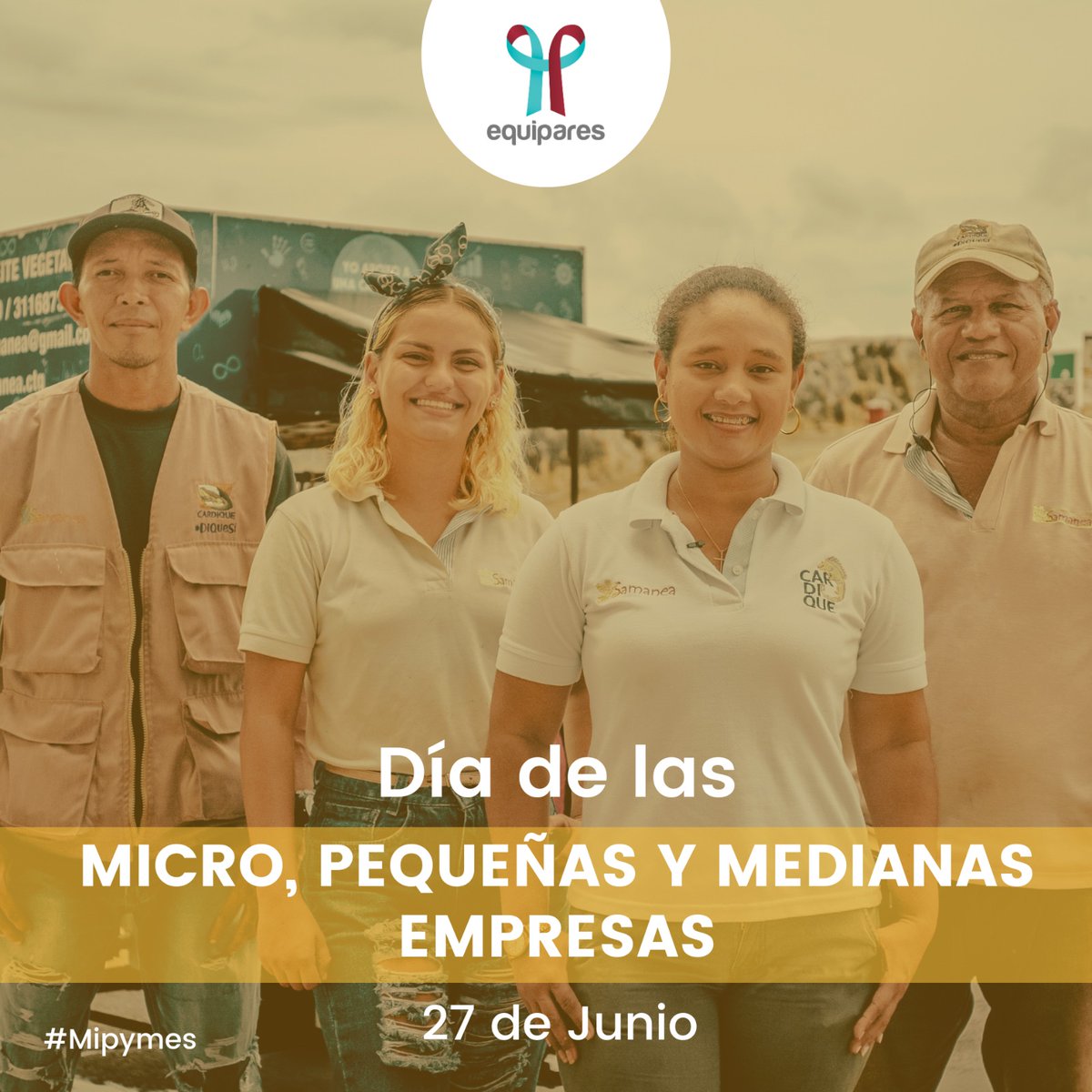 #27Junio | Hoy celebramos y reconocemos los aportes de las #Mipymes al desarrollo sostenible de 🇨🇴

Las micro, pequeñas y medianas empresas generan 80% del empleo en el país y aportan cerca del 35% del PIB nacional. ¡Las Mipymes son clave para #NoDejarANadieAtrás! 🌟
