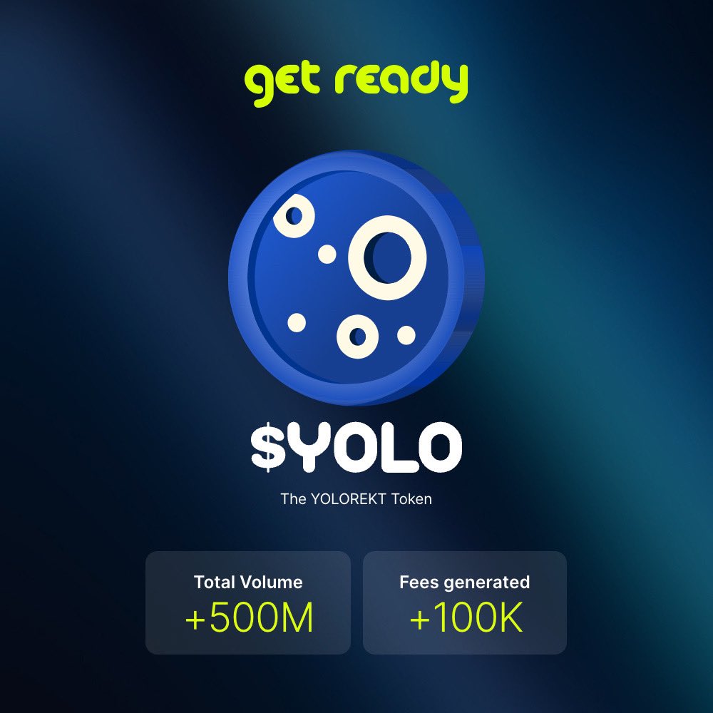 It’s coming

More details to be released soon

$YOLO