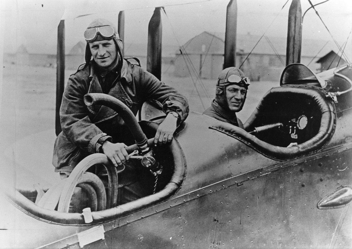 AFmuseum's tweet image. The 1st successful aerial refueling took place #OTD 1923 when a DH-4B carrying Lts. Virgil Hine &amp;amp; Frank W. Seifert passed gasoline through a hose to another DH-4B flying beneath it carrying Lts. Lowell H. Smith &amp;amp; John P. Richter.

nationalmuseum.af.mil/Visit/Museum-E…