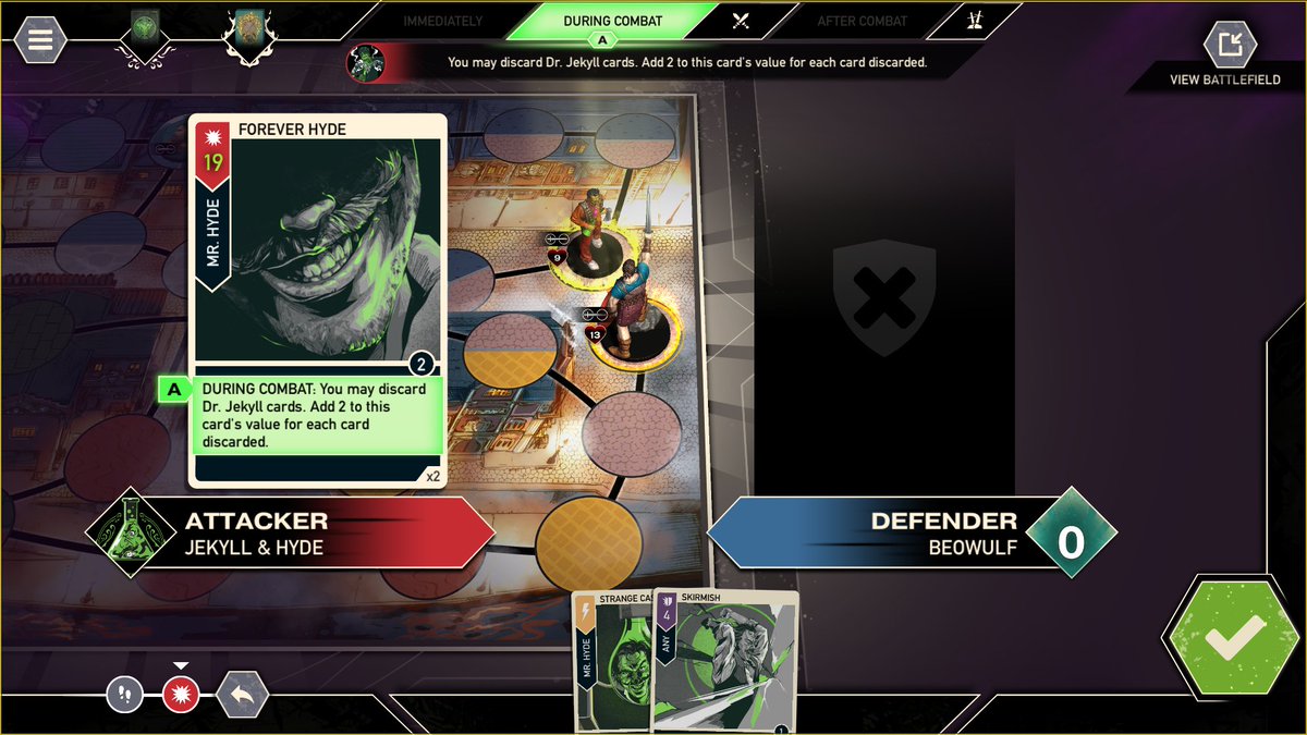 acramdigital's tweet photo. RIP Beowulf... You can run but you can't Hyde! https://t.co/TUBmnGqyz4
@RestorationGame @425suzanne 

#AcramDigital #UnmatchedDigital #boardgames #Unmatched #IndieGameDev https://t.co/YIoTzZDhHI