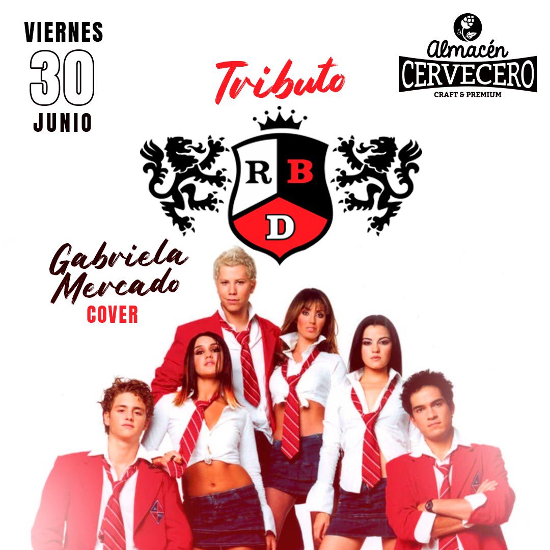 AlmacenBarr's tweet photo. Lo volvemos a hacer !!! Vuelve el tributo más pedido 🔥

TRIBUTO A RBD 🔙

Show en vivo + Dj Resident + Promo en barra y acceso libre ! 

Te esperamos con tu camisa y corbata https://t.co/cubCd8VIKv