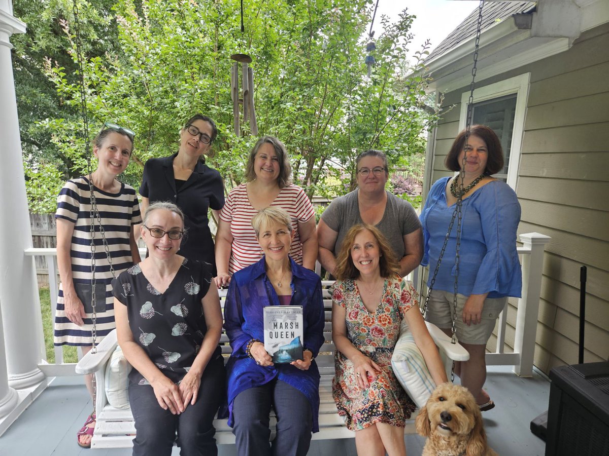 virginiahartmn's tweet photo. Thanks so much to Julee Newberger and her book club full of impressive women for inviting me to come, and for reading The Marsh Queen and sharing their insights. Incredibly deep discussion. And tasty food!! 📷
.
#themarshqueen @GalleryBooks @JuleeNewberger  #simonandschuster https://t.co/UYEBckJYI6
