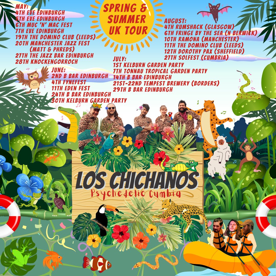 loschichanos's tweet photo. This poster is a bit late now lol but here we go! Looking forward to spread cumbia sicodelica all over the UK!!! Wepa!!! https://t.co/EMhUGaDyCh