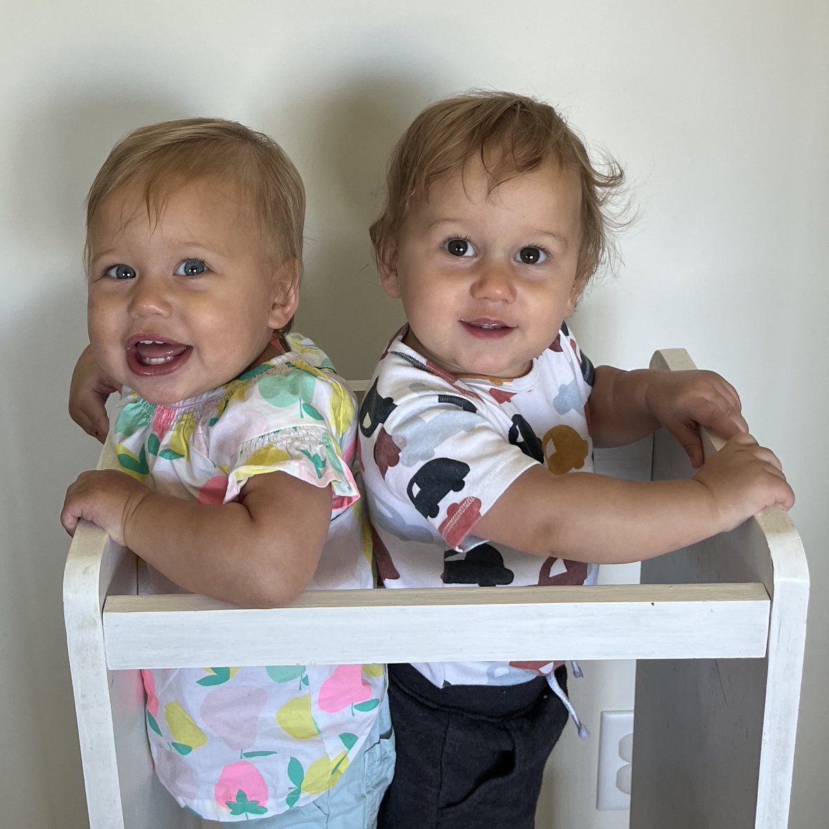 NKedzuch's tweet photo. Where has the time gone? 1 year old! Happy birthday Ellie and Finn! https://t.co/NanyA8xw60