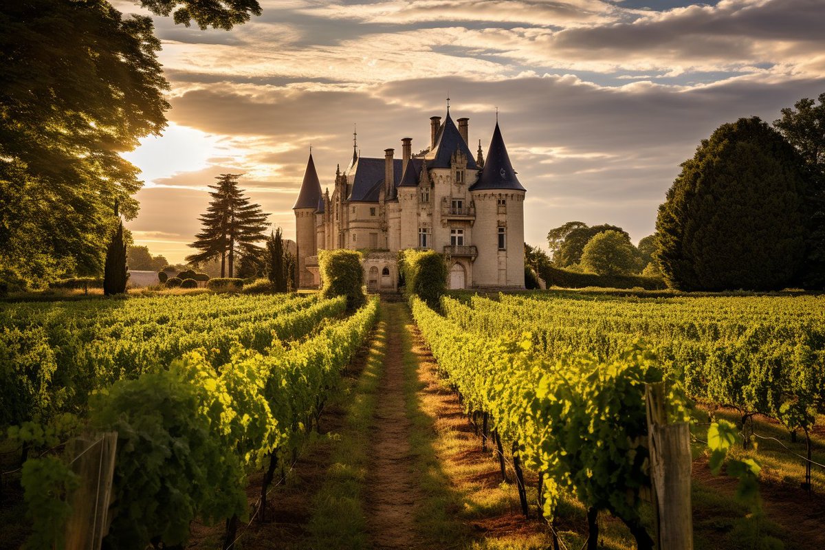rob_byte's tweet photo. French wines are funny. They’re named after places you can’t pronounce and taste like places you can’t afford to visit!

#ChatGPT #chateu #midjourney https://t.co/wH500IX54c