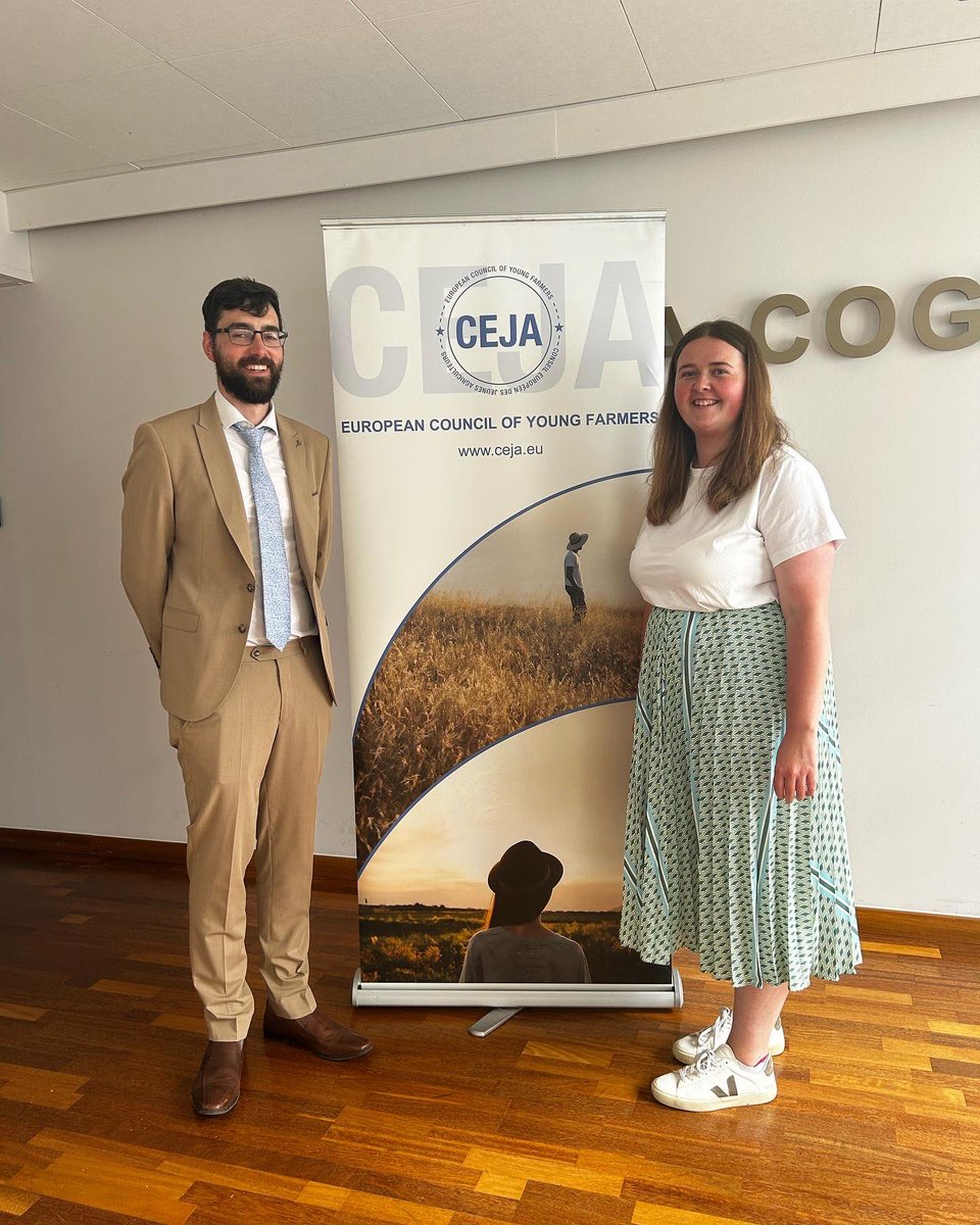 Today marked the end of <a href="/TaeSavesLives/">Thomas Duffy</a> tenure as CEJA Vice President. Thomas held this role for the past two years and did our organisation proud representing young farmers throughout Ireland &amp; Europe.

<a href="/MacranaFeirme/">Macra na Feirme</a>