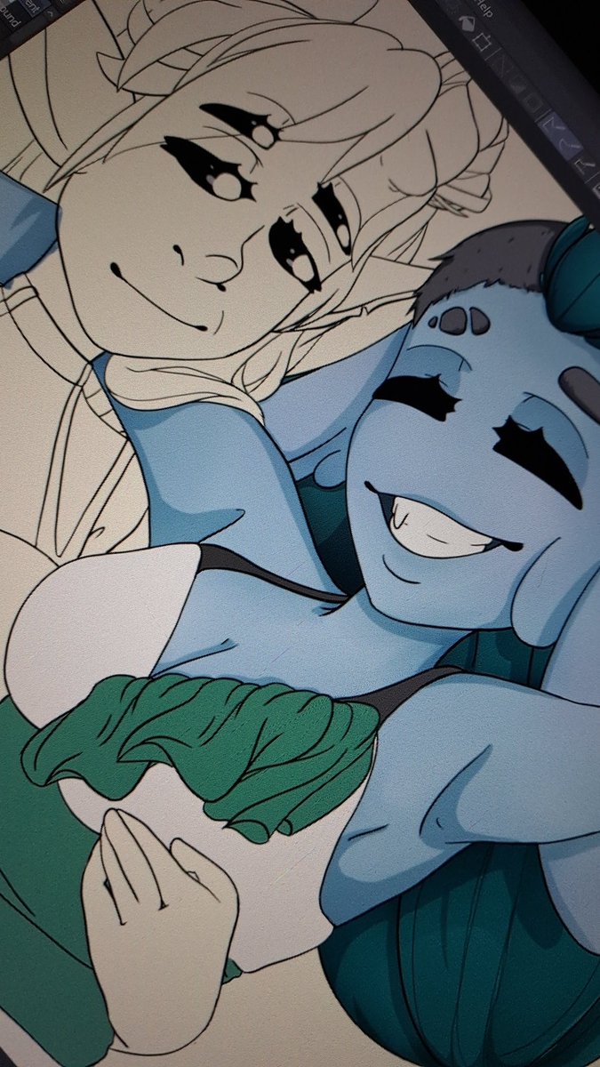 This has been in my WIP folder for over 20 months.. I think I'm finally gonna be gay and finish them for pride 💕
.
.
.
(I forgot tags)
#WIP #digitalart #coupleart