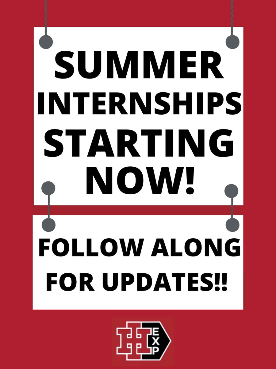 Students are starting their internships for the summer! We will keep you updated with their stories and experiences all summer long. #passionfollowsyou #ihpromise #careerpreparation