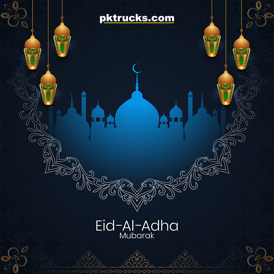 pktrucks's tweet photo. pk trucks wishes everyone a very happy Eid al-Adha Mubarak!

#EidMubarak #EidalAdha #pktrucks https://t.co/xOZMas4udF