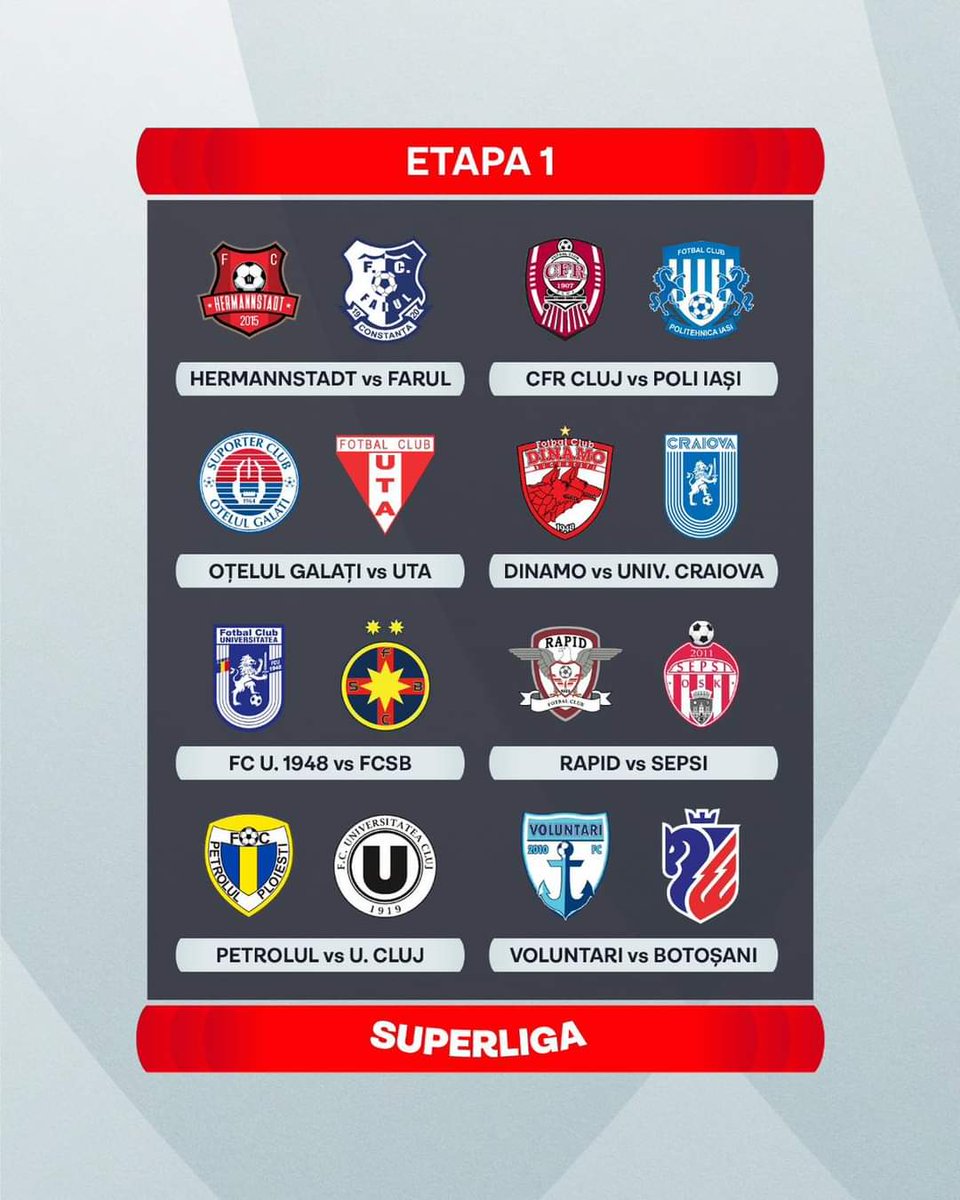 Superliga'da 2023-24 sezonu 1.hafta maçları.