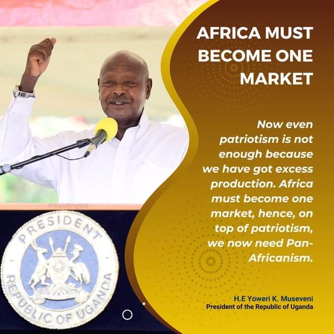 Africa must become one market, hence on top of patriotism, we need pan Africanism. #M7Waali, #UnityInAfrica