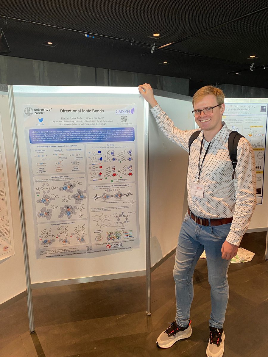 Rickhaus Lab (@rickhauslab) on Twitter photo And not forgetting <a href="/UZH_Chemistry/">UZH Chemistry</a> <a href="/CoricLab/">Čorić Group</a> member <a href="/IlliaHutskalov/">Illia Hutskalov</a> at poster T97 with some pretty cool directional ionic bonds. Don’t miss this one <a href="/ISMSC2023/">ISMSC2023</a> And not forgetting <a href="/UZH_Chemistry/">UZH Chemistry</a> <a href="/CoricLab/">Čorić Group</a> member <a href="/IlliaHutskalov/">Illia Hutskalov</a> at poster T97 with some pretty cool directional ionic bonds. Don’t miss this one <a href="/ISMSC2023/">ISMSC2023</a>