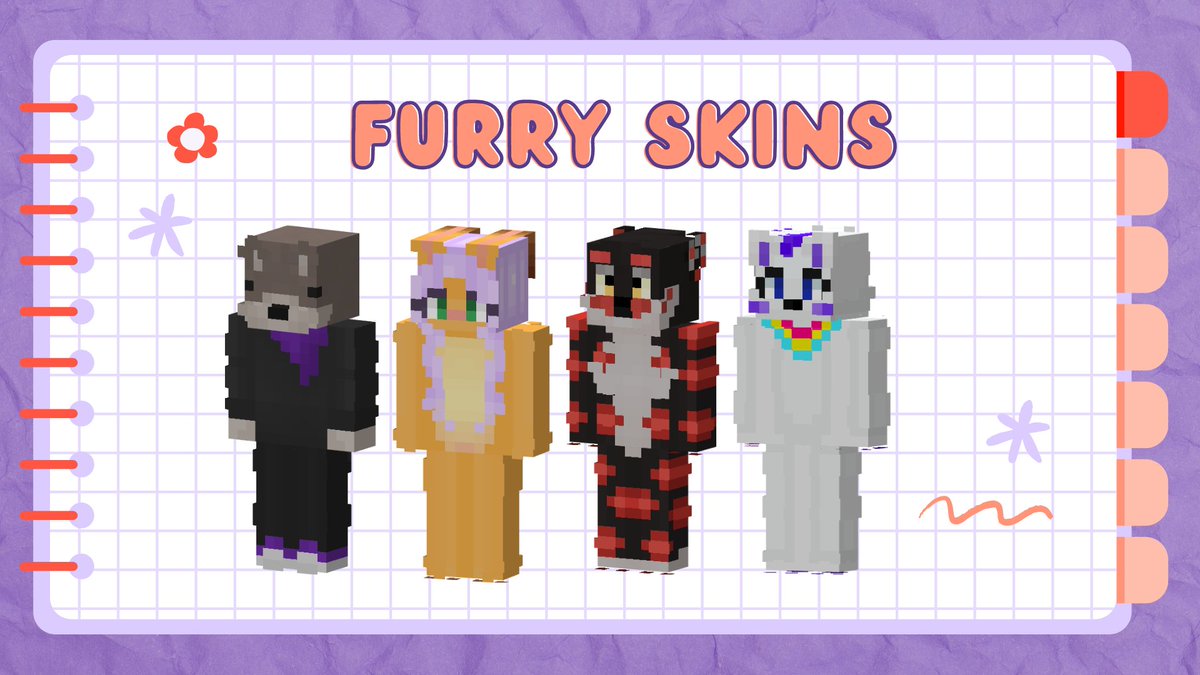 hi! im bliss, a minecraft skin artist from the ph!  ✨

check out my commissions via vgen! i'm always open! 

 ✨ vgen.co/bliss ✨

RTs are highly appreciated! 💖

#Minecraft #Minecraftskin #Vgen #Vtubers #furryart #streamers