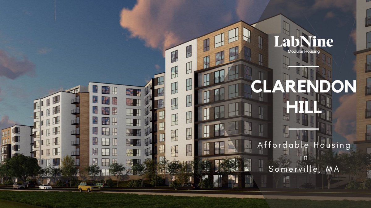 Lab9 is excited to introduce our first project: Clarendon Hill! We are currently working on the production of modular construction apartment buildings located in Somerville, Massachusetts. The existing housing on the site is being redeveloped, for a total of 591 units!