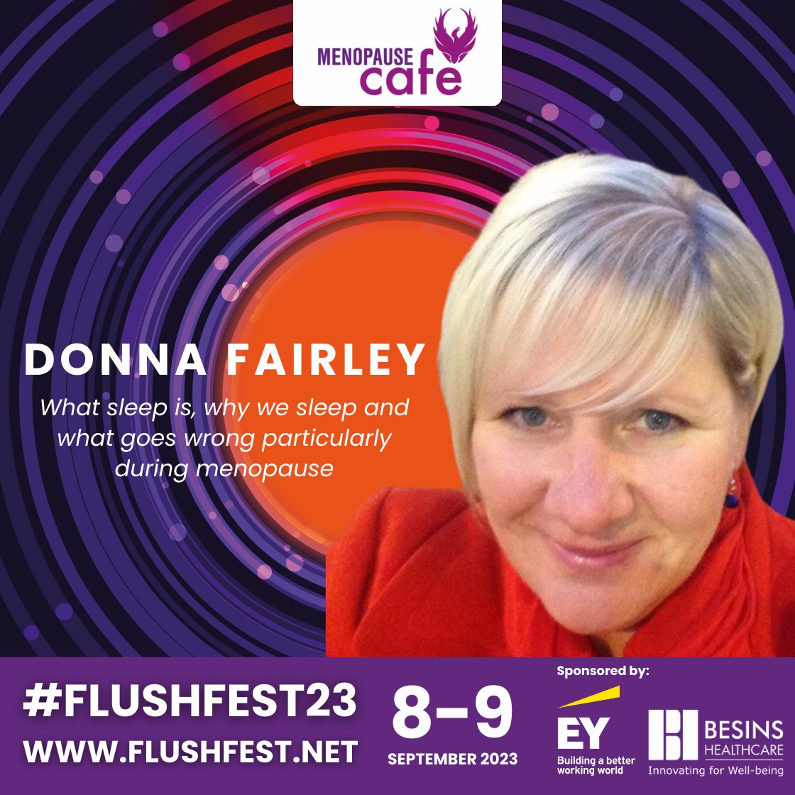 Menopause_Cafe's tweet photo. A massive 61% of people experiencing #menopause report problems with their sleep...💤
We'll be joined by behavioural sleep therapist Donna Fairley at #FlushFest in September to understand what exactly goes wrong with our sleep and why.
Find out more: https://t.co/3VjObTG1jA https://t.co/9TXODBYz2w