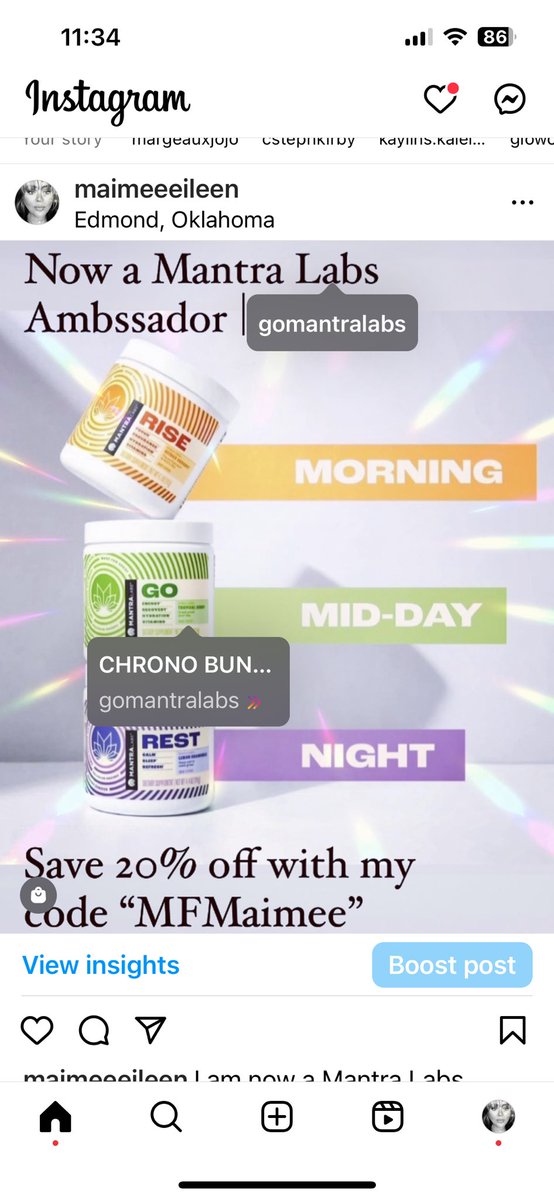 Check out Mantra Labs at gomantralabs.com and use code MFMAIMEE to save 20% 
@gomantralabs #Ambassador #NutritionMatters #Supplements #Healthy #HealthyLifestyle