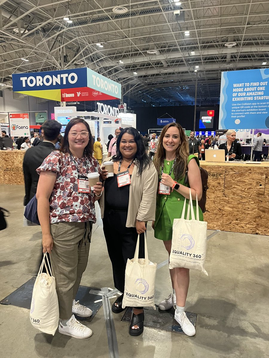 Equality360 (@equality_360) on Twitter photo We made it to <a href="/CollisionHQ/">Collision Conf</a>! Excited to meet other startups, investors & explore synergies! #InclusiveTech #Collision2023 #WomenInTech We made it to <a href="/CollisionHQ/">Collision Conf</a>! Excited to meet other startups, investors & explore synergies! #InclusiveTech #Collision2023 #WomenInTech