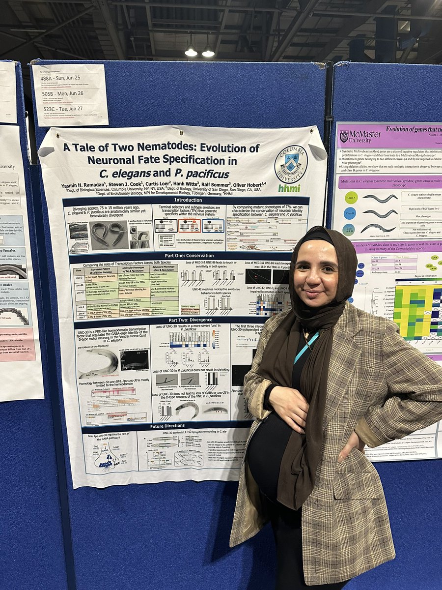 met so many great scientists today - some who’s legacy has been integral to my work, and some who I’ve been collaborating with for years and finally got to meet in person! 🪱🧬 #worm23