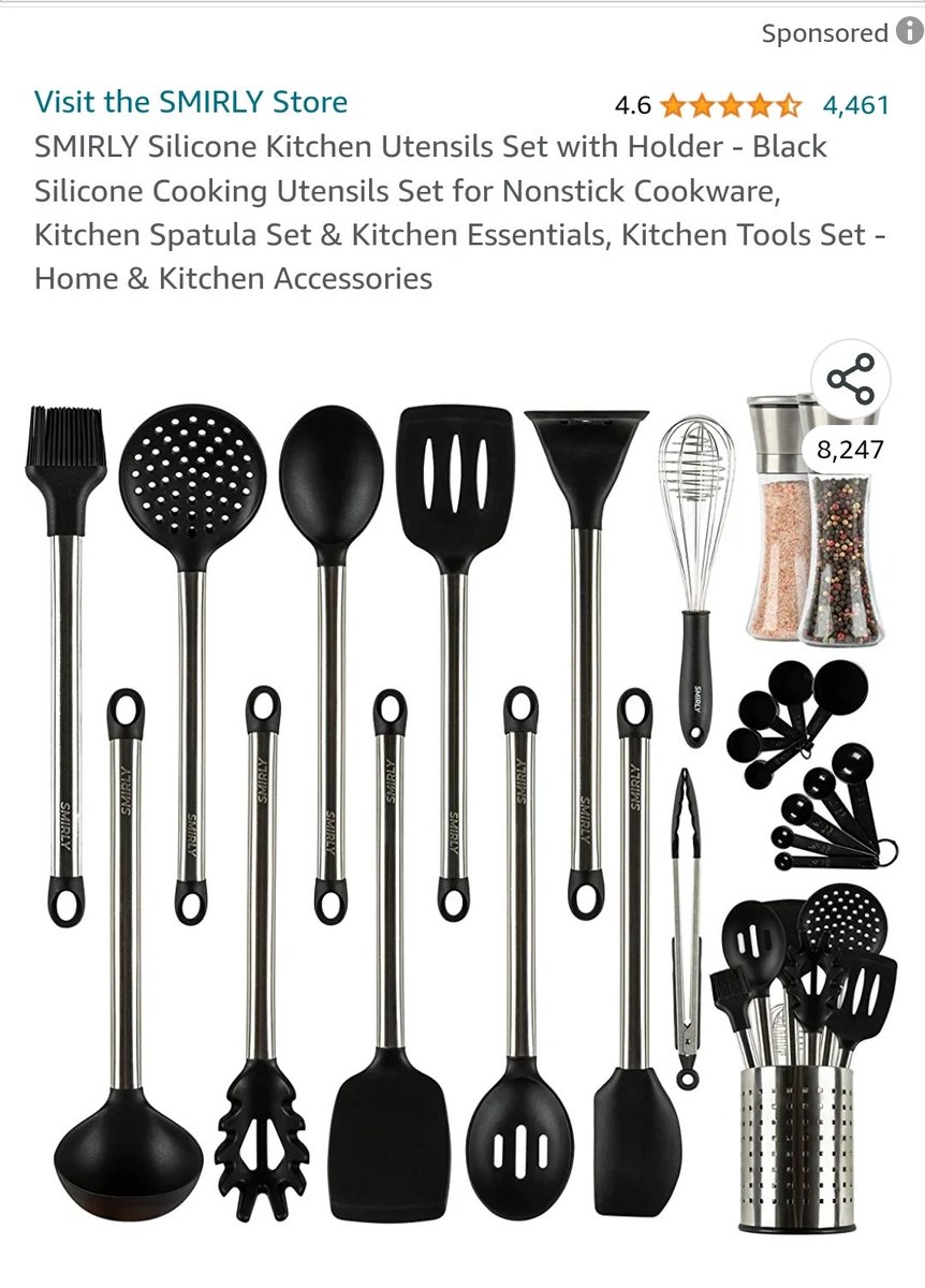 _CoolDeals_'s tweet photo. All of this for $15‼️ What are you waiting for??

Silicone Kitchen Utensils Set with Holder (and more!)

#Kitchen #Utensils #ActNow #Deals #Deal #AmzibgDeal #FlashDeal

https://t.co/ITBN21u6bR https://t.co/levdvggwMa