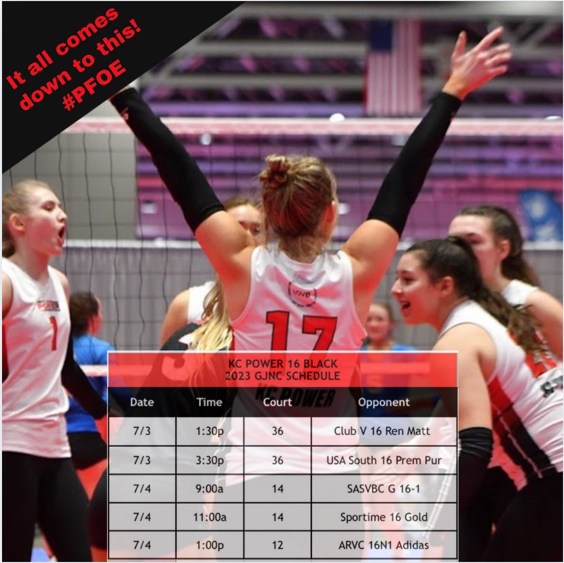6 Days and Counting! Can’t wait!! #gjnc2023 #LetsGo <a href="/kcpowervb/">KC Power Volleyball</a> <a href="/PrepDig/">Prep Dig 🏐</a> <a href="/PrepDigKS/">Prep Dig Kansas</a>
