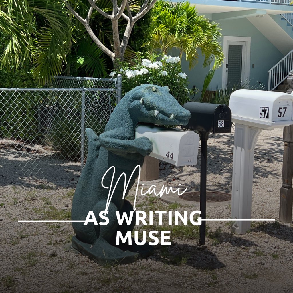 A little kitsch from the Keys. Miami-adjacent. #findyourmuse #writers
